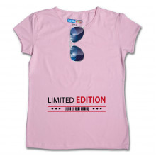 Women Round Neck Pink Tops - Limited edition